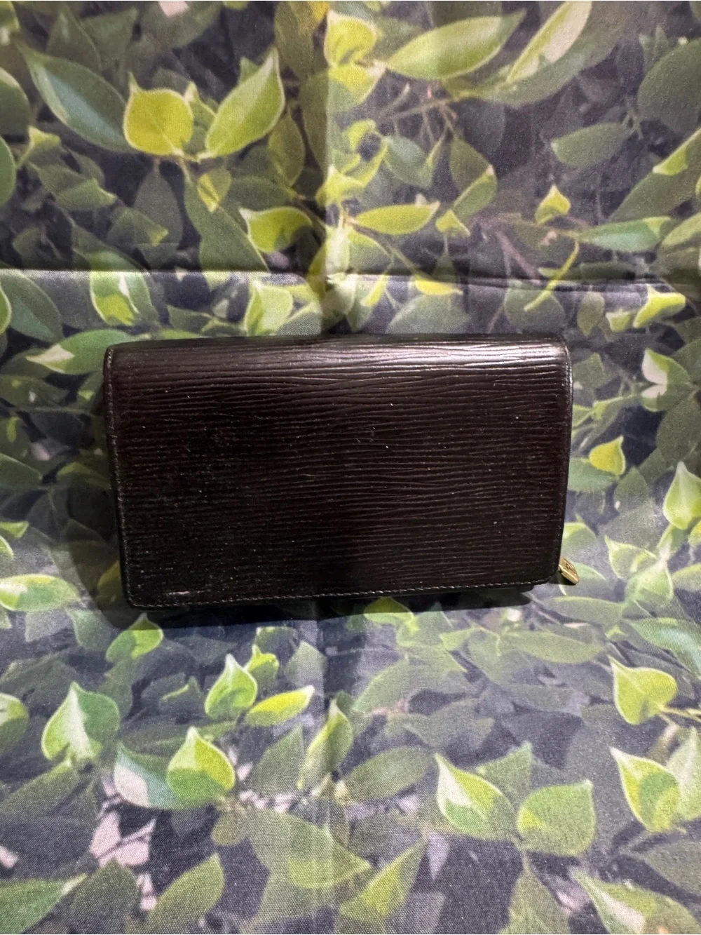 Louis Vuitton Black Epi Leather Bi-Fold Wallet